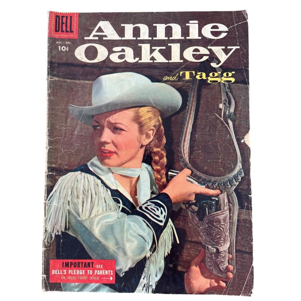 Dell Annie Oakley and Tagg #5 Vol 1 Oct-Dec 1955 Comics Vintage Bagged Boarded
